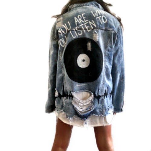 'WITH THE BAND' DENIM JACKET - Large/X Large