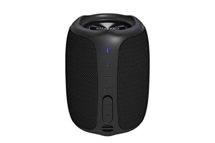 Creative MUVO Play Enceinte Bluetooth 5.0 Haut-Parleur Portable IPX7 pour l’extérieur 10 Heures d'autonomie, Siri et Google Assistant (Noir)