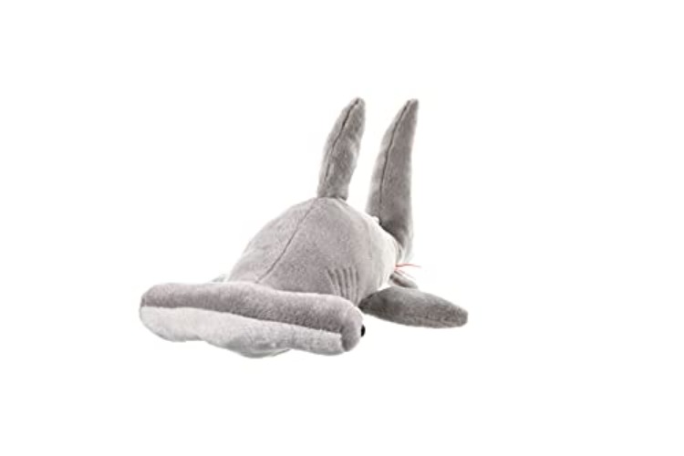 WILD REPUBLIC Hammerhead Shark Plush, Stuffed Animal, Plush Toy, Gifts for Kids, Cuddlekins 20", Multi