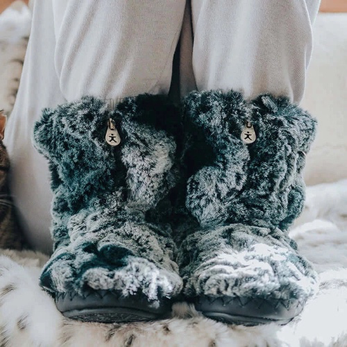 COLE Faux Fur Slipper Boots