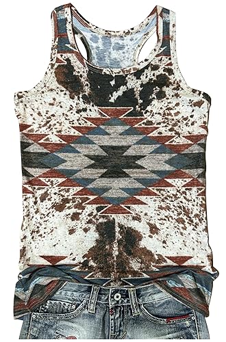 Graphic Tank Top - Aztec