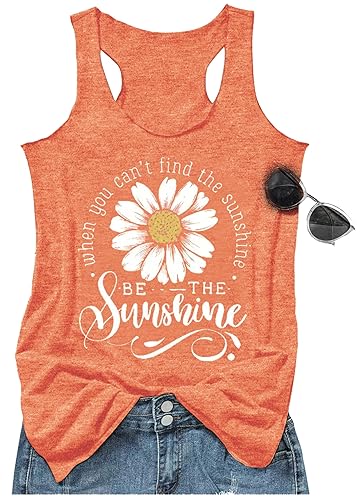  Graphic Tank Top - Sunshine Orange 4