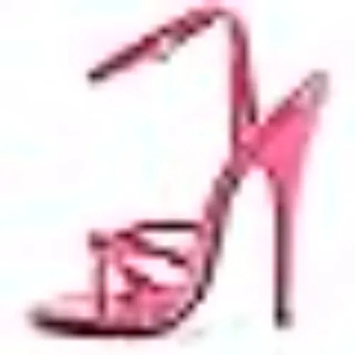 Devious DOMINA-101 Blk Leather - 5 UK Hot Pink Pat