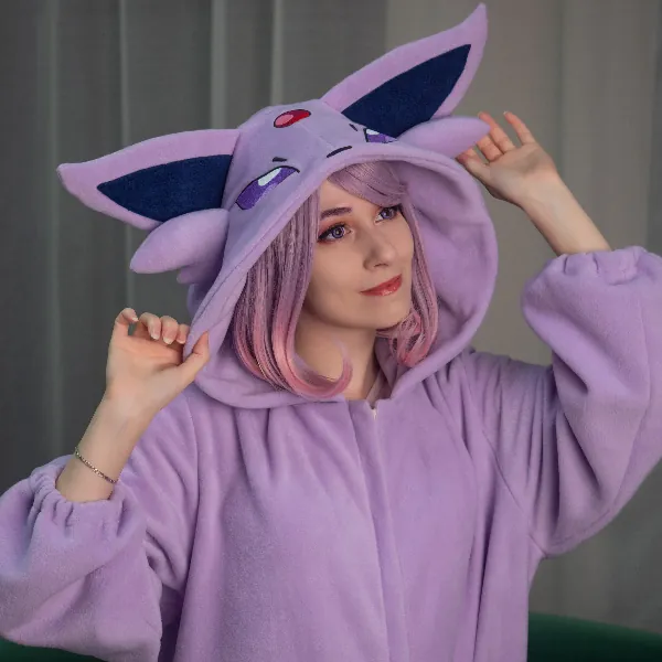 Custom Espeon Pokemon kigurumi 