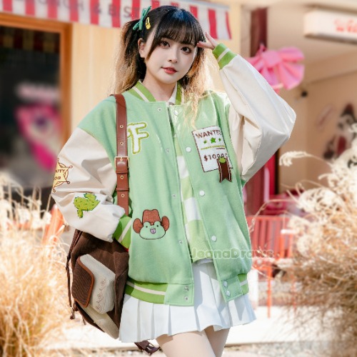 Froggie Varsity Jacket - M