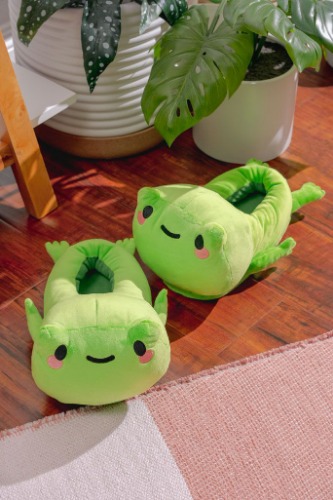 Frankie Frog Plush Slippers | Default Title