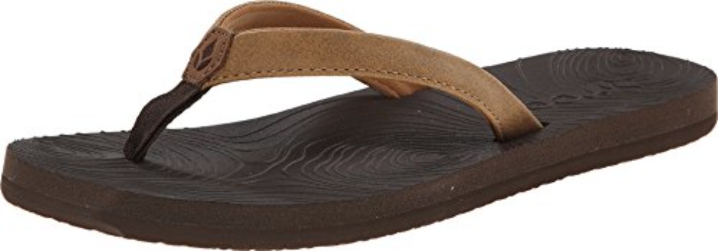 REEF Zen Love Women's Flip Flop, Soft Cushion Footbed - 8 - Brown/Tobacco