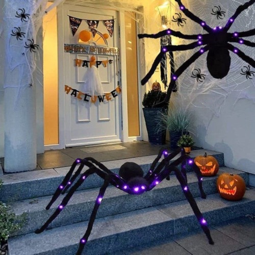 Halloween Giant Light UP LED Spider PROP
