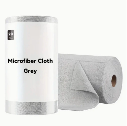 Quick-Dry Microfiber Cleaning Cloth Roll 