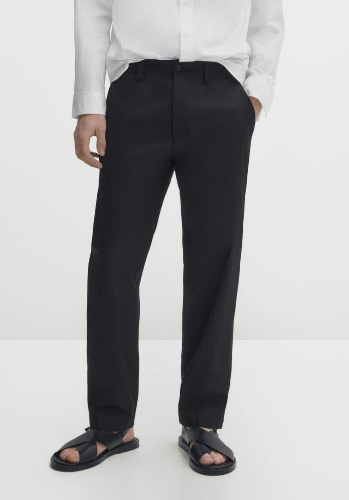 RELAXED FIT TROUSERS WITH POCKET DETAIL 