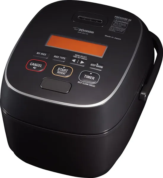 Zojirushi NW-JEC10BA Pressure Induction Heating (IH) Rice Cooker & Warmer, 5.5-Cup, Made in Japan - 5.5-Cup