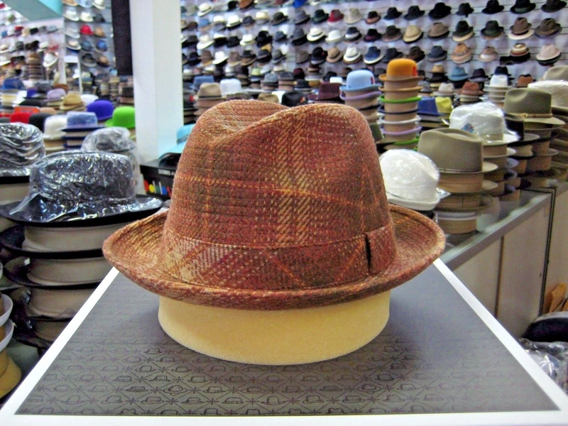 DORIA BY BORSALINO MULTI COLOR FEDORA HAT