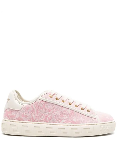 Barocco Greca jacquard sneakers