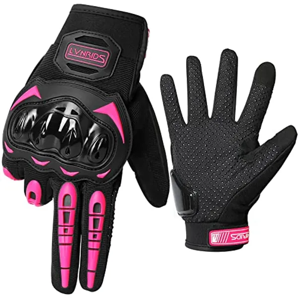 LVNRIDS Motorcycle Gloves with Touchscreen Men and Women Racing Gloves for Motocross, BMX ATV MTB Riding, Road Racing, Cycling