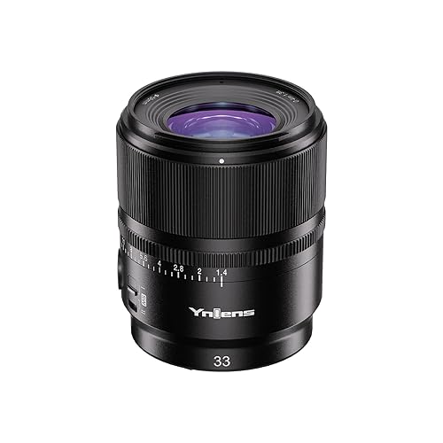 YONGNUO 33MM F1.4 DA DSM WL Pro Prime Standard Lens for Sony E Mount, Auto Focus APS-C Format for Sony Mirrorless Cameras - YN33MM F1.4 DA DSM WL Pro