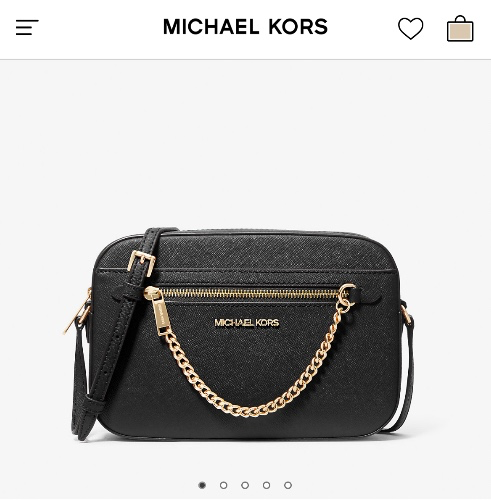 Jet Set Large Saffiano Leather Crossbody Bag