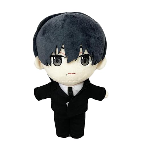 JCvCX Black Hair Boy Plush Toy Anime Figure Stuffed Plushies Soft Doll Pillow