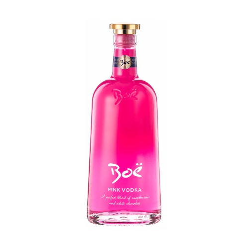 Boë Pink Vodka - Raspberry & White Chocolate - Premium Vodka - Premium Spirits - Flavoured Alcohol - 70cl