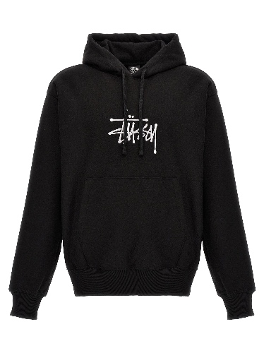 Logo Hoodie Sweatshirt Black - M