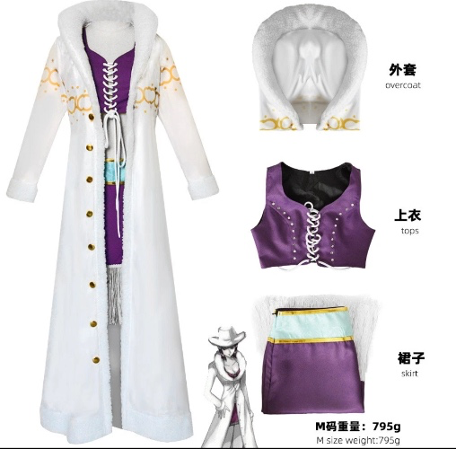 Cosplay One Piece Nico Robin Costume Halloween Carnival Suits Full Set Outfits