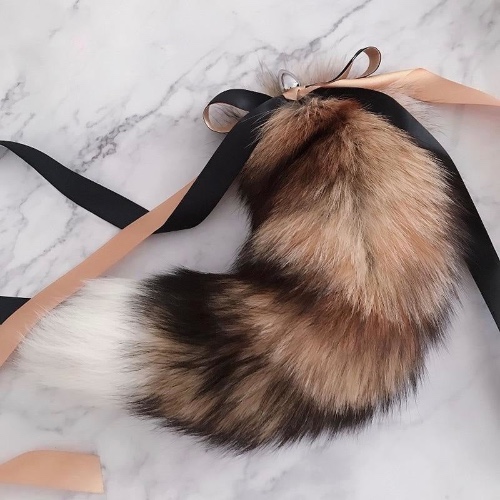 Luxury Realistic Fox Tail Plug - Bear Tail Plug