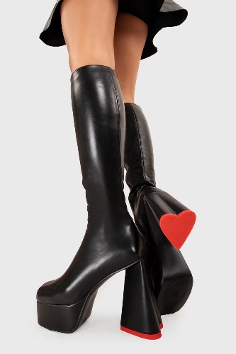 Sweet Talker Platform Knee High Boots | UK 6