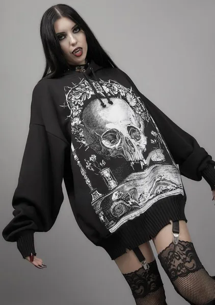 Ashes To Ashes Graphic Hoodie | Medium