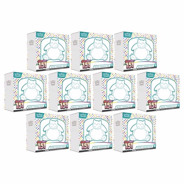 Pokemon - TCG - Scarlet & Violet: 151 Elite Trainer Box Carton of 10 - Toys and Collectibles - EB Games Australia