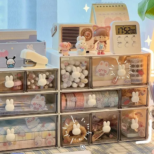 Desk Organizer Drawer With Sticker - 3 drawers (medium)