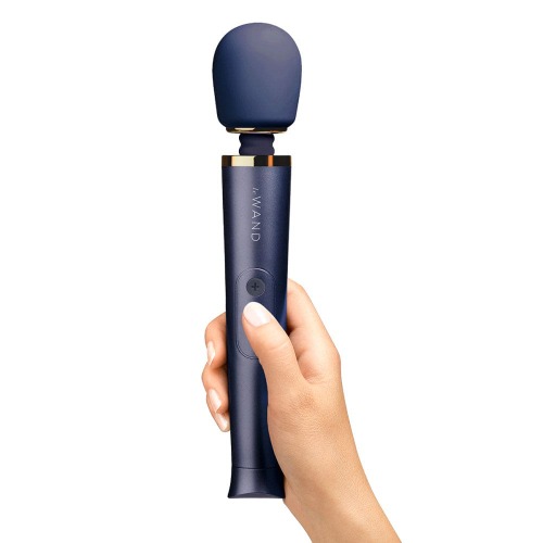 Le Wand Petite Wand Rechargeable Vibrator - Navy