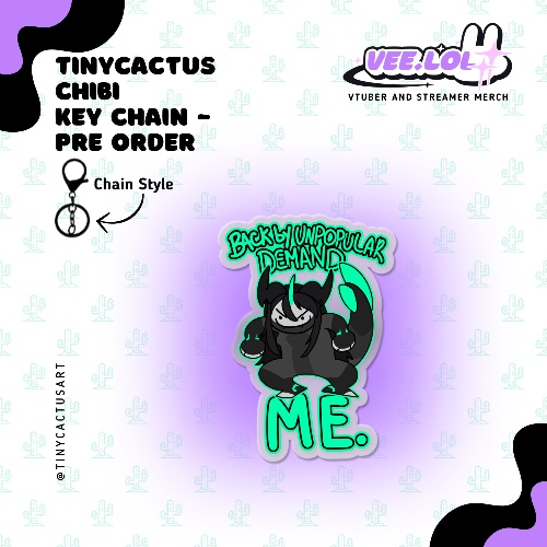 TinyCactus Chibi Key Chain