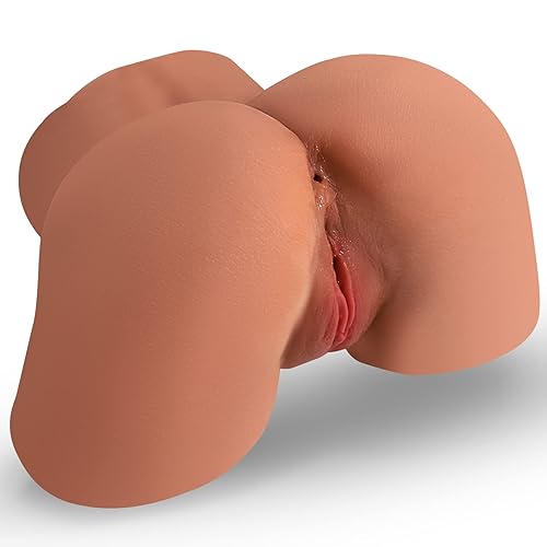 Sex Doll Male Sex Toy for Men - Adult Toys Male Masturbator Pocket Pussy Ass Realistic Sex Dolls for Men Hands Free Stroker Soft Butt with 3D Vagina Anal Sex - Adult Toy Male Sex Toys for Men Pleasure - Wheat - 8.6x7.1x4.7 Inch (Pack of 1)