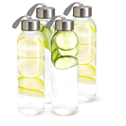 18oz Glass Water Bottles