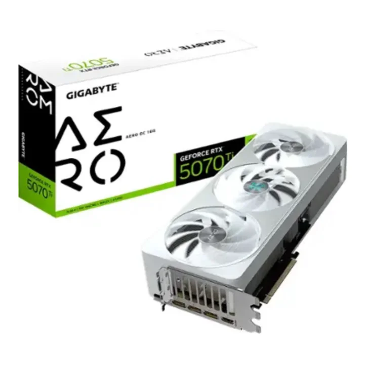 GIGABYTE GeForce RTX 5070 Ti WINDFORCE OC SFF 16G Graphics Card, 16GB 256-bit GDDR7, PCIe 5.0, WINDFORCE Cooling System, GV-N507TWF3OC-16GD Video Card - WINDFORCE - RTX5070Ti|OC|16GB