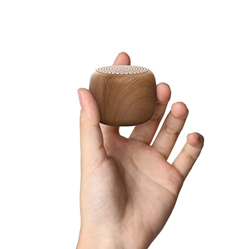 White Noise Machine Babelio Mini Sound Machine for Adults Kids Baby | 15 Non-looping Sounds | Timer | Easy to Pocket and Travel - Wood Grain - Woodgrain - Pocket Mini