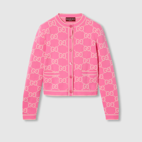 Gucci GG cotton jacquard cardigan