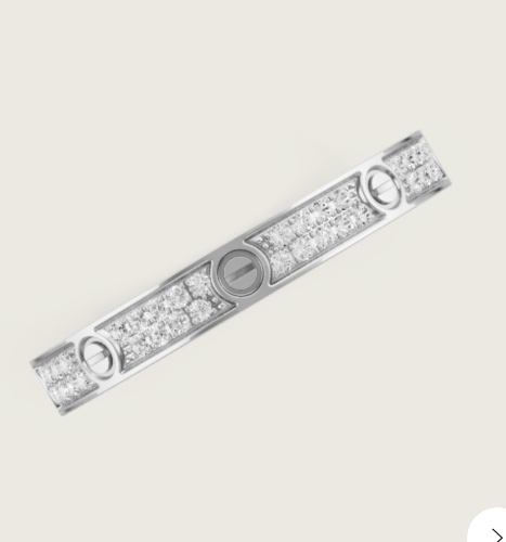 Love Lock white gold ring 