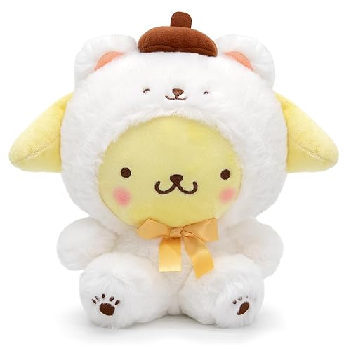 8" Plush Doll, Kawaii Anime Stuffed Toy, Soft Yellow Cartoon Plushie Gift for Girls Teens Fans Birthday Decoration