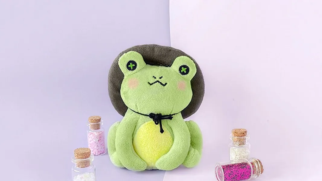 Preorder - Cute Wizard frog Plush Toy | Original Character | Plushy Stuffed Animal | Kawaii froggie Plushies