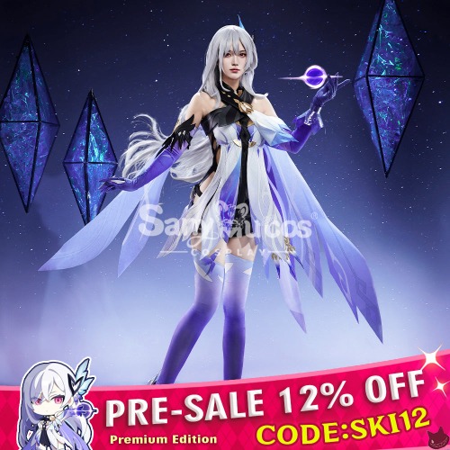 【Pre-Sale】Game Genshin Impact Cosplay Skirk Cosplay Costume Premium Edition - S