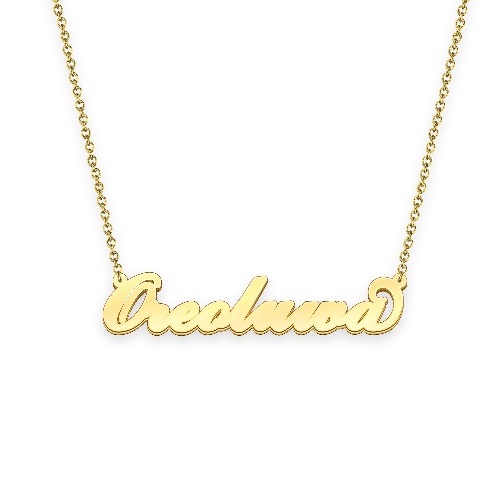 Oreoluwa name necklace Gold Custom Necklace, Personalized Gifts For Her | Copper in 14k Gold