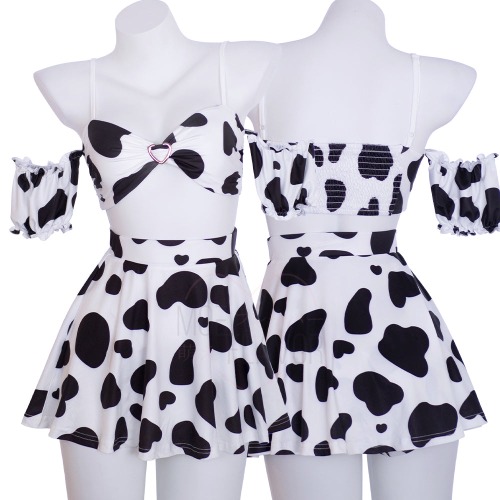 Soft Spring Cow Set - Black / XS/S
