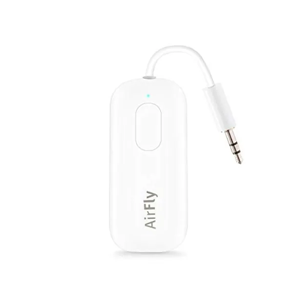 Twelve South AirFly Pro | Bluetooth Audio Adapter, Audio-Transmitter/Empfänger für bis zu 2 AirPods/Bluetooth-Kopfhörer, kompatibel mit Fahrzeugen/TV/PC/Laptop/Tablet/Spielkonsole/Stereoanlage