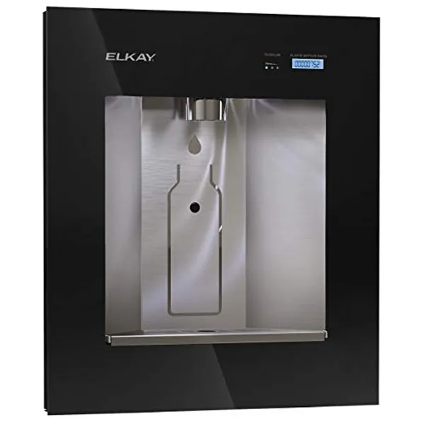 Elkay LBWD06BKK ezH2O Liv Built-in Filtered Water Dispenser, Remote Chiller, Midnight