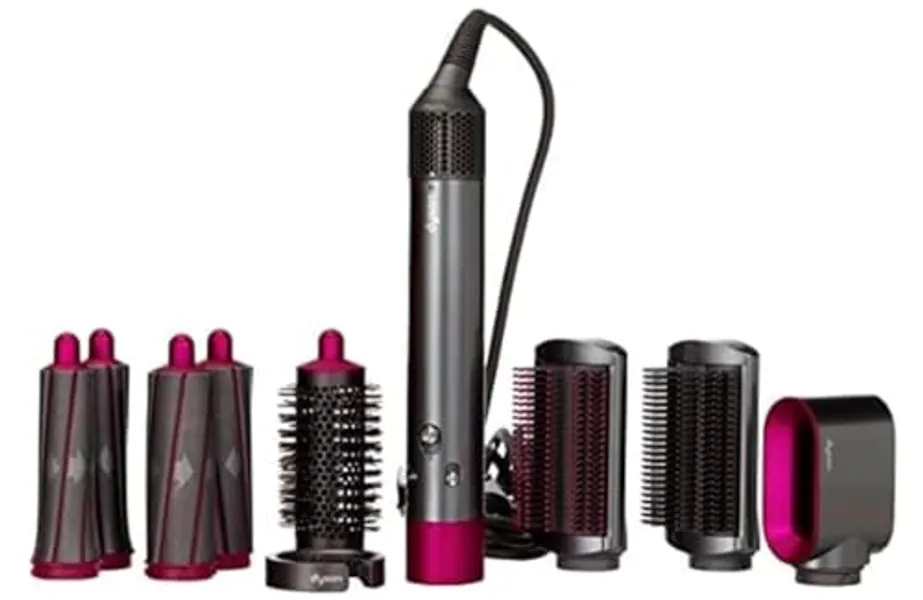 Dyson Complete Styler for Multiple Hair Types and Styles, Fuchsia, 9 Piece Set
