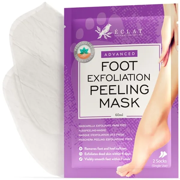 Exfoliating Foot Peel Mask for Soft Baby Feet - 1 Pair Exfoliating Foot Mask Socks Repairs Rough Heels, Removes Dry, Dead Skin - Moisturising Foot Peeling Mask for Hard Skin, Callus, Cracked Heels