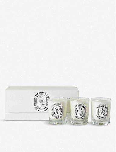 Diptyque Set Of Mini Candles (Baies, Figuier, Roses) Kit