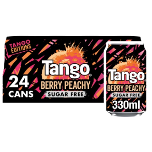 Tango Berry Peachy Sugar Free 330ml (Pack of 24)