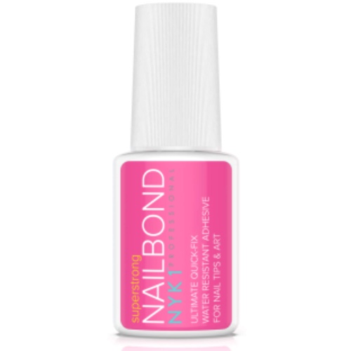 NYK1 Nail Bond Nail Glue Extra Strong with Brush (8ml) Super Strong False Nail Glue For Acrylic Tips Extra Strong Nail Glue Brush On Nail Glue For Stick On Nails Acrylic Nail Glue - Anti Fungal