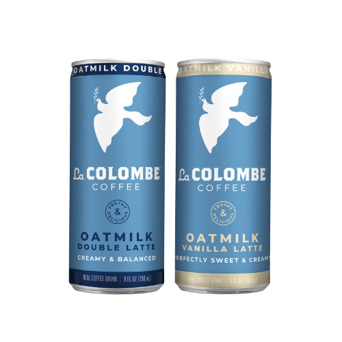 La Colombe Oatmilk Draft Latte Duo Pack - Vanilla, Original - Made With Real Ingredients - Grab And Go Coffee- 9 Fluid Ounce( Pack of 12) - Variety Pack 9 Fl Oz (Pack of 12)